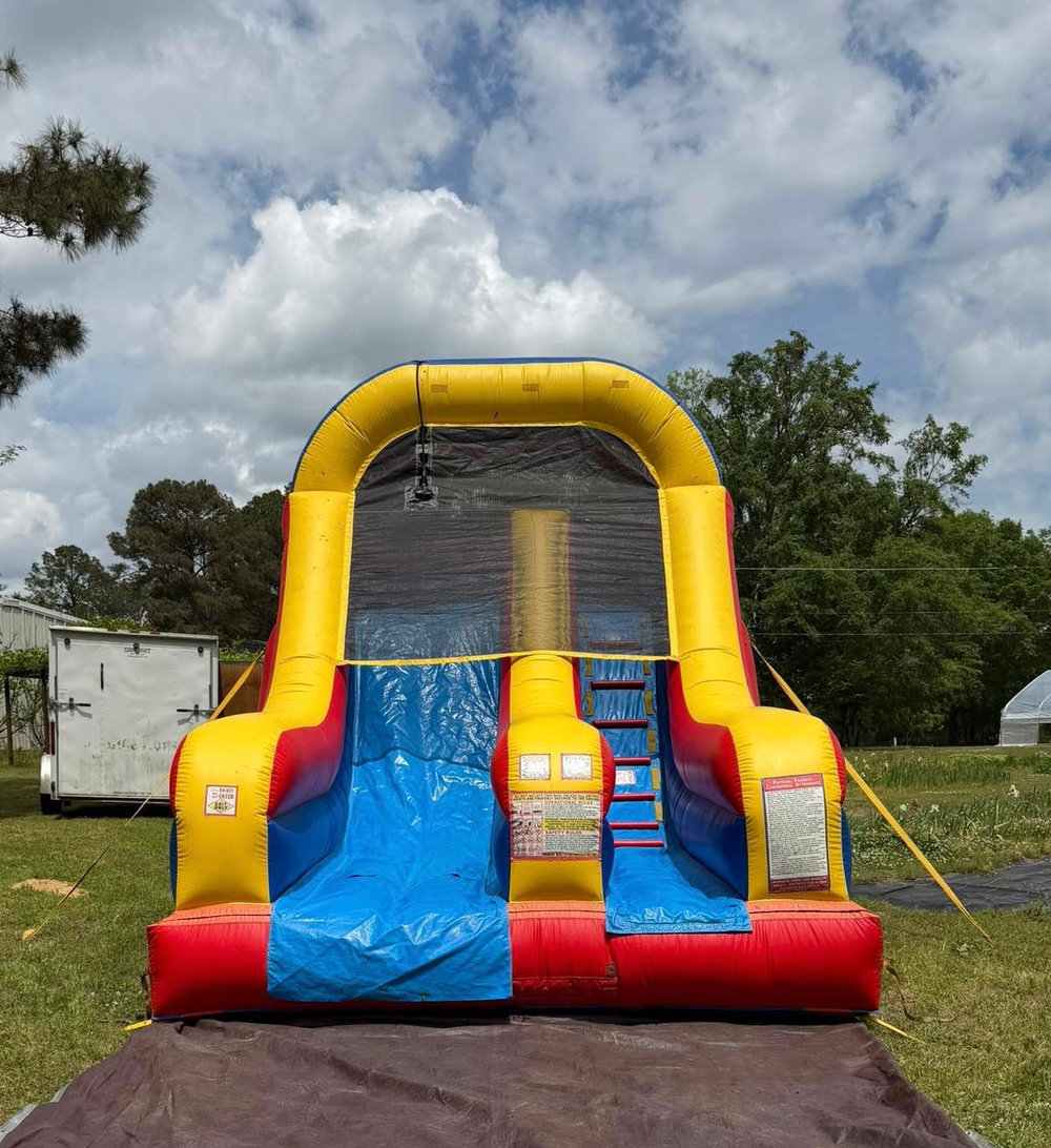 15' Slide + Pool — Dry