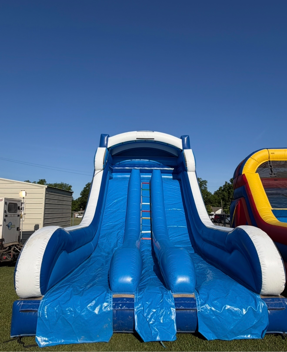 Double Slide + Pool — Dry