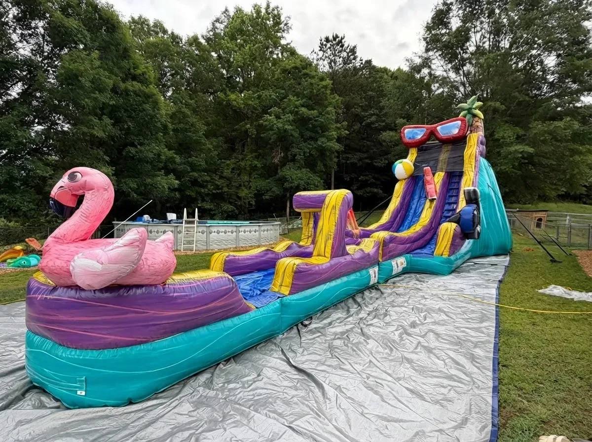 Wet inflatable rental